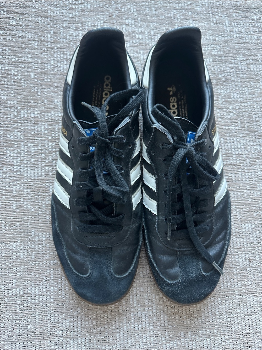 Adidas Samba OG Men's Size 11 White Black Gum Sneakers